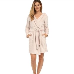 Ugg Miranda Moonbeam Hooded Plush Bath Robe